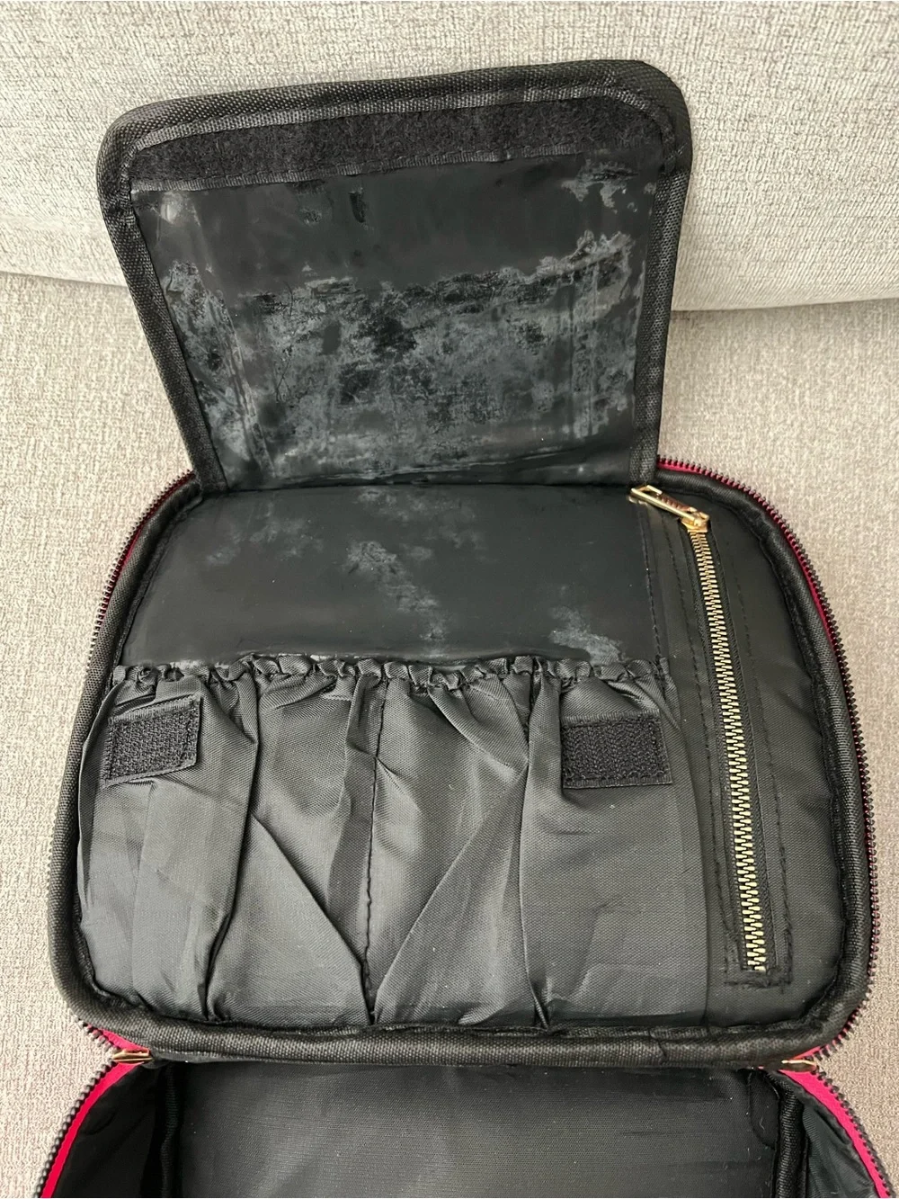 Pink Women's Travel Cosmetic Case Makeup Bag Neiman Marcus